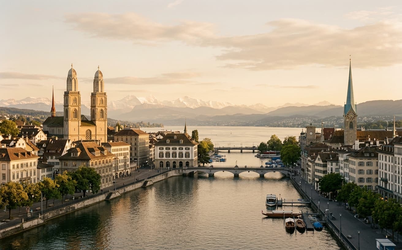 Economy travel to Zurich