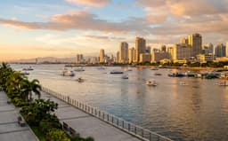 Manila Bay and skyline